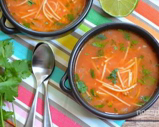 Суп овощной с вермишелью