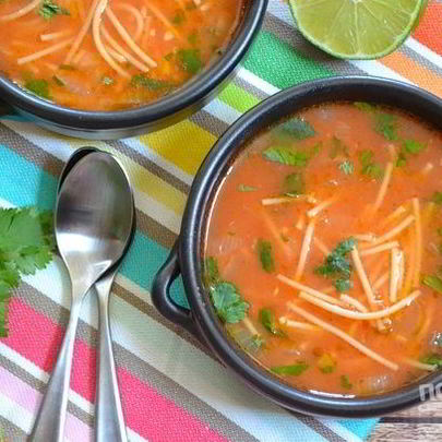 Суп овощной с вермишелью