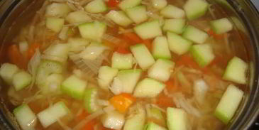суп овощной вегетарианский