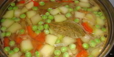 суп овощной вегетарианский