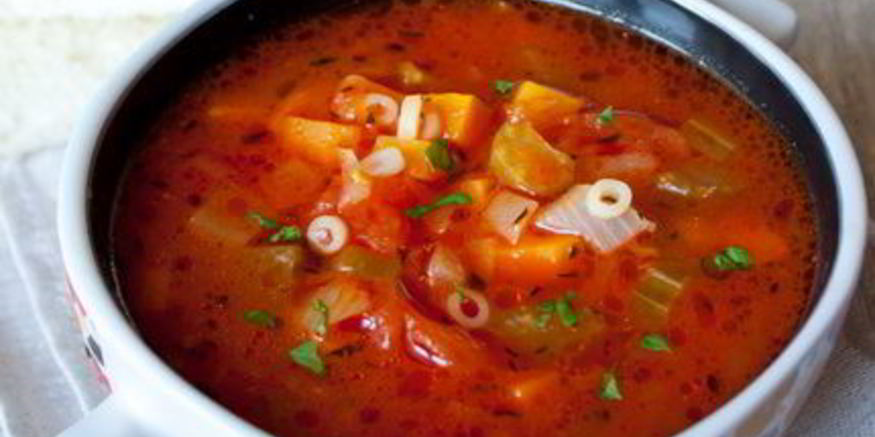Рецепт томатного овощной суп