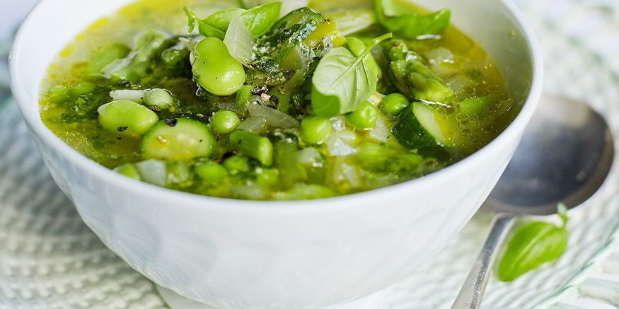 Рецепт весеннего минестроне