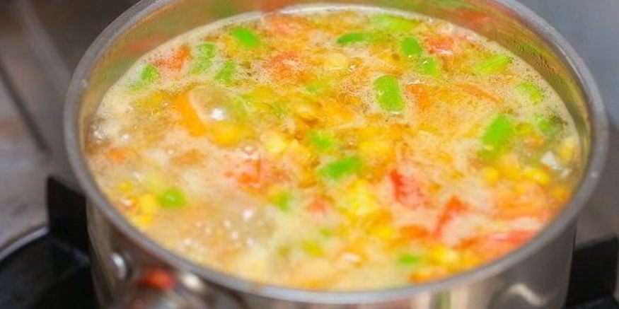 Рецепт вкусного овощной супчик