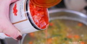 перловый суп с солеными огурцами