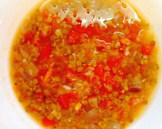 Чечевичная похлебка из красной чечевицы