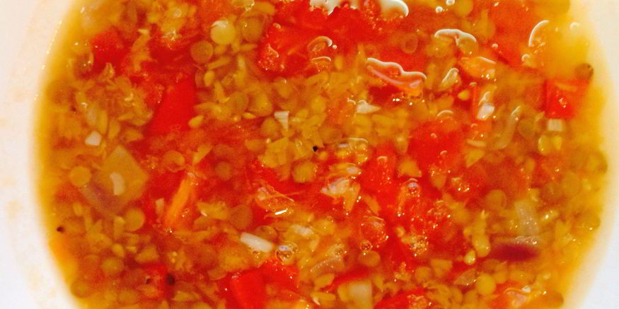 Рецепт чечевичной похлебки из красной чечевицы