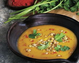 Чечевичная похлебка на бараньем бульоне