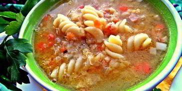 чечевичная похлебка с фузилли