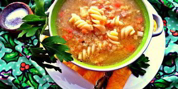 чечевичная похлебка с фузилли