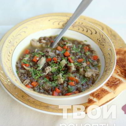 Чечевичная похлебка с курицей