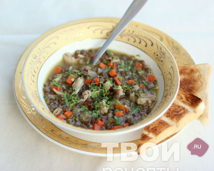 Чечевичная похлебка с курицей