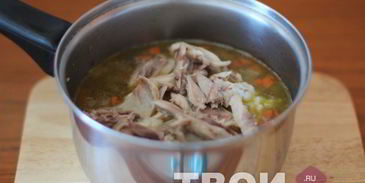 чечевичная похлебка с курицей