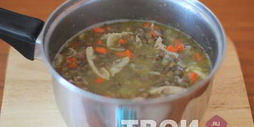 чечевичная похлебка с курицей