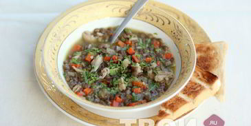 чечевичная похлебка с курицей