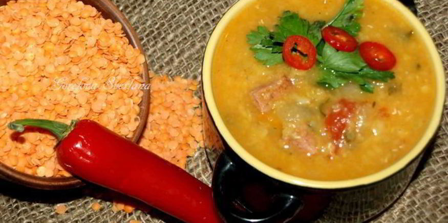 Рецепт чечевичной похлебки с сальчичоном