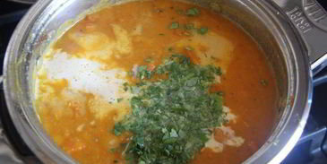 чечевично-тыквенная похлебка