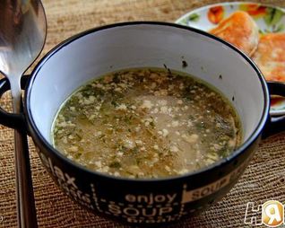 Куриная похлебка с грецкими орехами