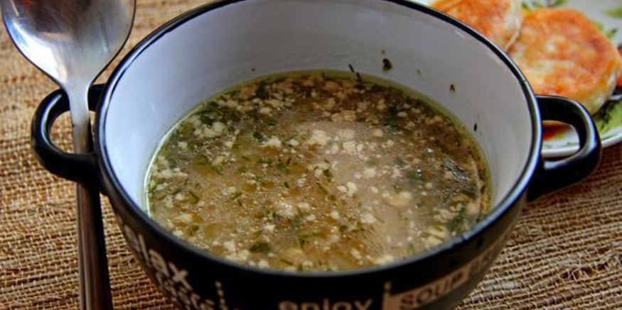 Рецепт куриной похлебки с грецкими орехами