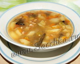 Похлебка грибная