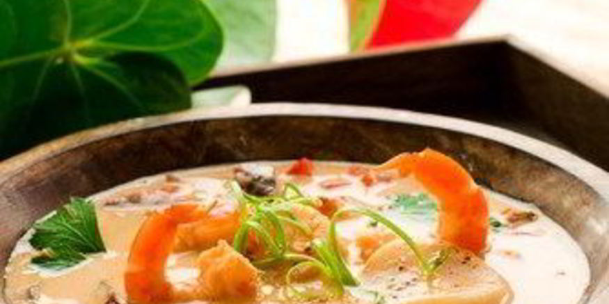 Рецепт похлебки с креветками и морскими гребешками