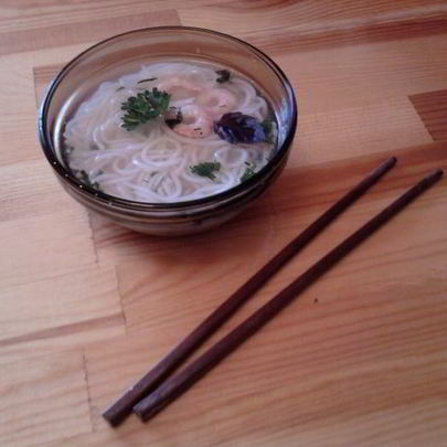 Похлебка с креветками