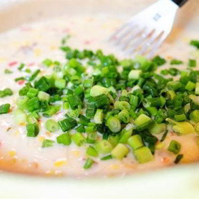 Похлебка с кукурузой и сыром