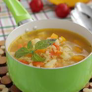 Рецепт Похлебки с тыквой, грибами и булгуром