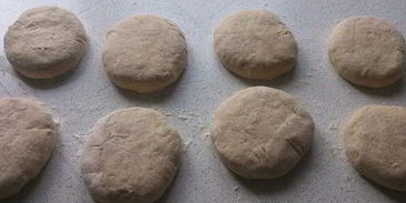 пшенично-ржаные лепешки