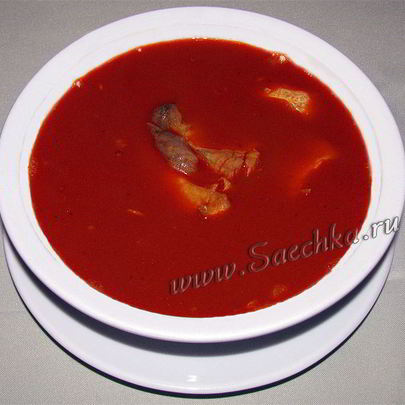 Рыбная венгерская похлебка Халасли