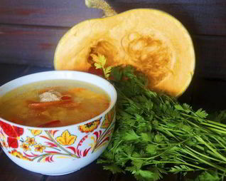 Шотландская похлебка с тыквой