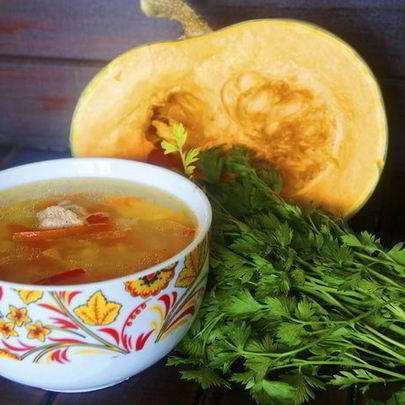 Шотландская похлебка с тыквой