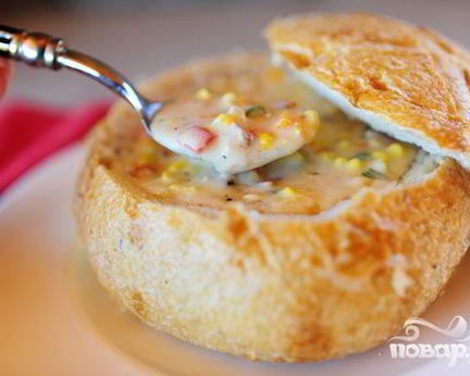 Сырно-кукурузная похлебка