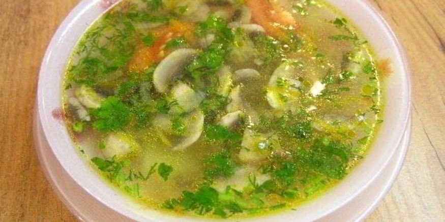 Рецепт постного грибного супа