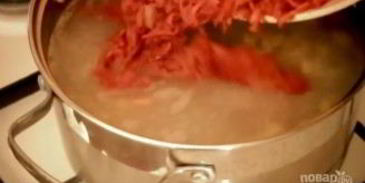 домашний рассольник с рисом