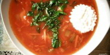 домашний рассольник с рисом