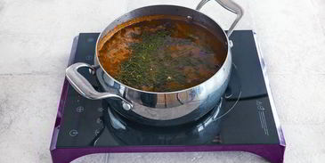 рассольник из гусиных потрохов