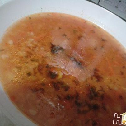 Рассольник из маринованных помидоров