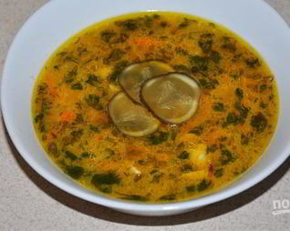 Рассольник классический с рисом