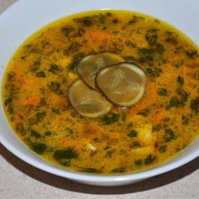 Рассольник классический с рисом