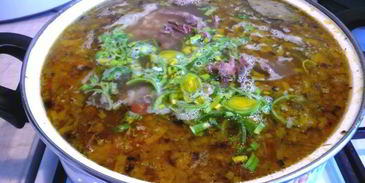 рассольник ленинградский с мясом перловкой и огурцами