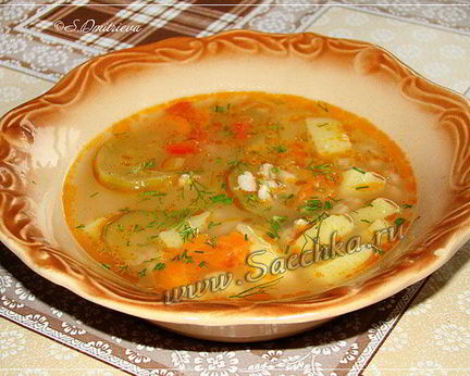 Рассольник постный