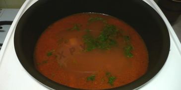 рассольник с фасолью