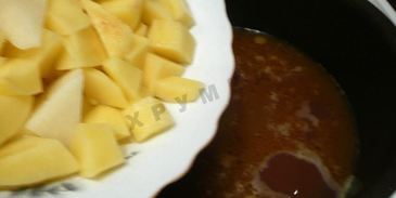 рассольник с фасолью