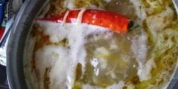 рассольник с курицей и рисом