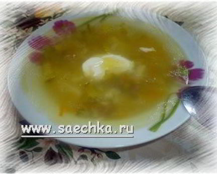 Рассольник с мясом в скороварке