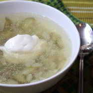 Рецепт Рассольника с перловкой без мяса
