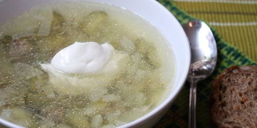 Рецепт рассольника с перловкой без мяса