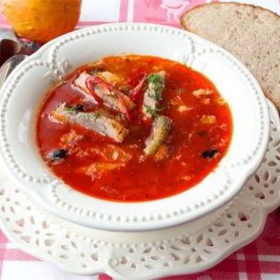 Рассольник с перловой крупой