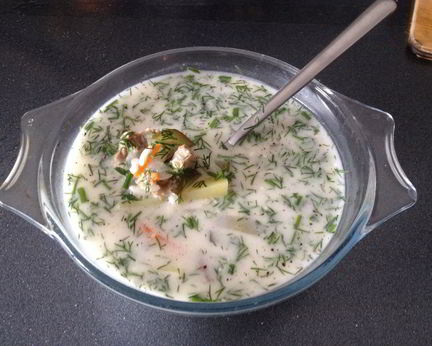 Рассольник с рисом