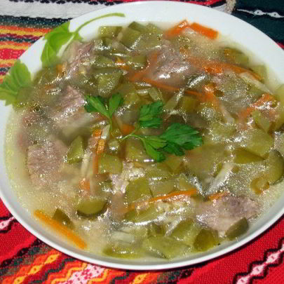 Рассольник с сельдереем